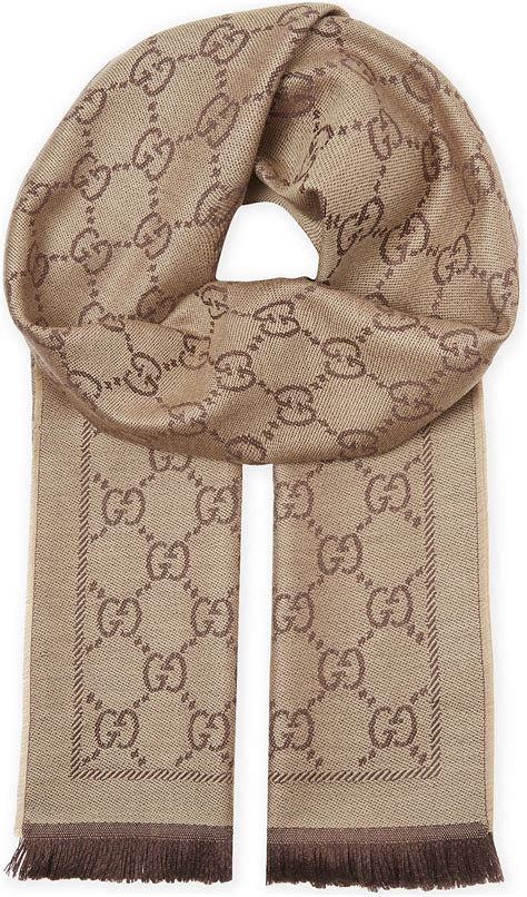 gucci logo scarf